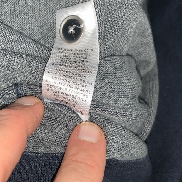 NWT Raffi 100% Cotton Long Sleeve Cardigan. Size XXL in charcoal and grey. - Picture 9 of 10